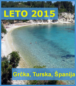 LETOVANJE 2015 GRCKA TURSKA SPANIJA - CENE PONUDE